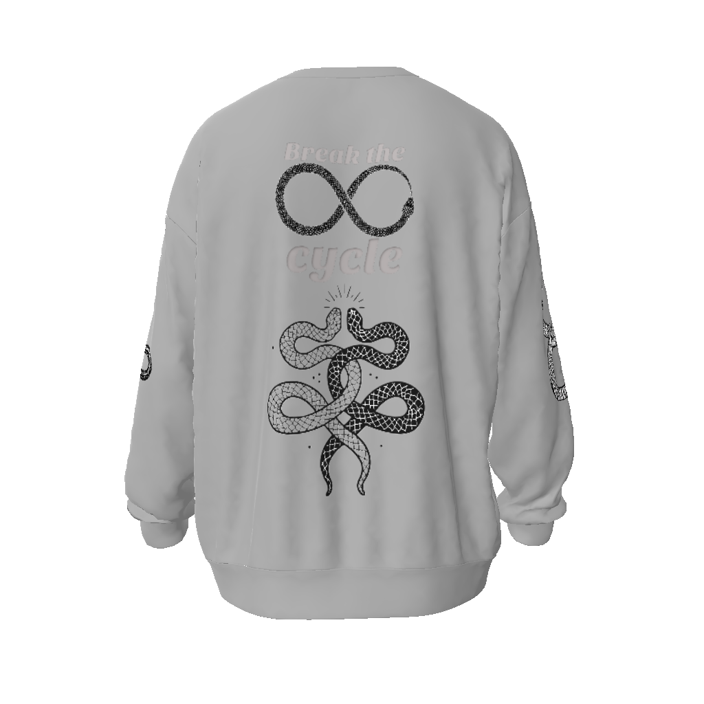 Break The Cycle Unisex Oversized Sweatshirt