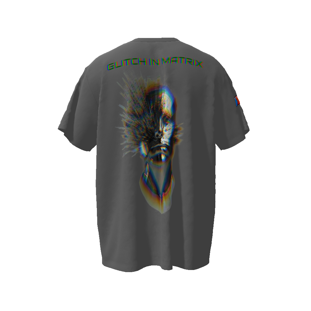 Glitch in the Matrix Unisex Oversized T-Shirt