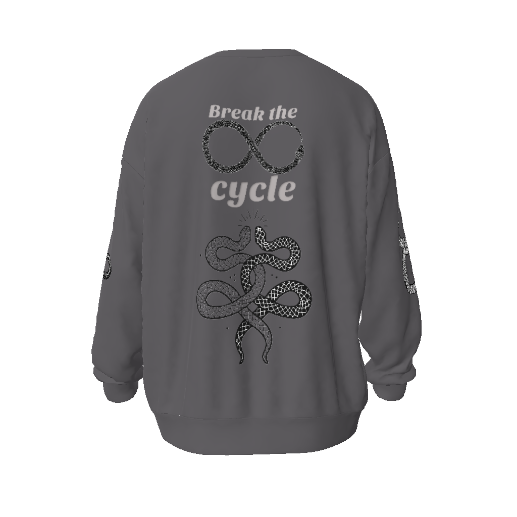 Break The Cycle Unisex Oversized Sweatshirt