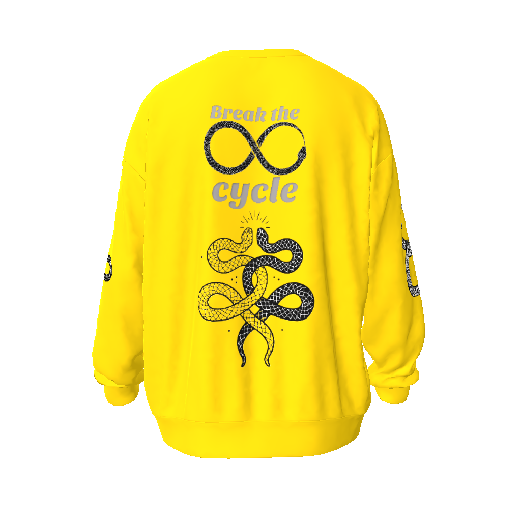 Break The Cycle Unisex Oversized Sweatshirt