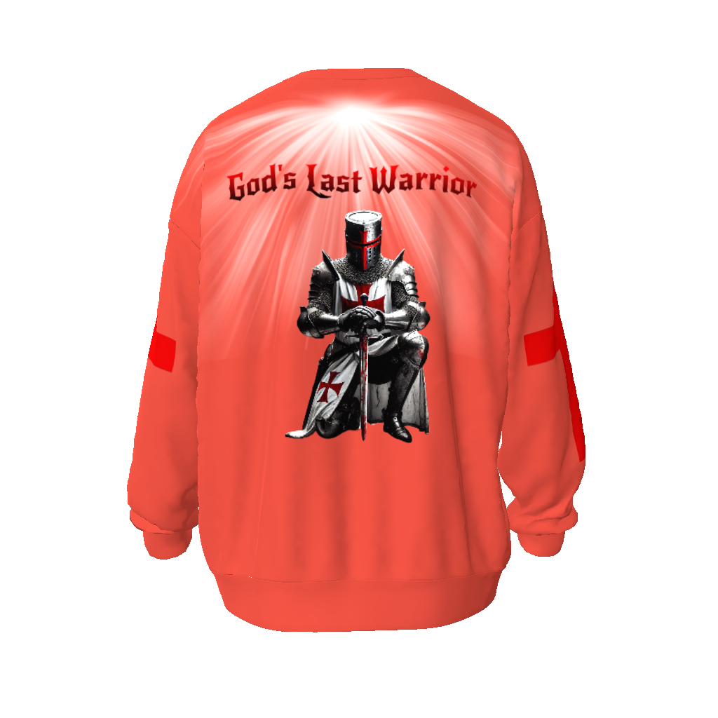 Gods Last Warrior Unisex Oversized Sweatshirt