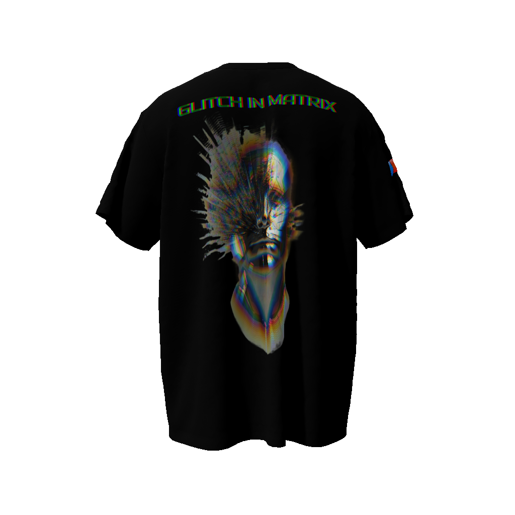 Glitch in the Matrix Unisex Oversized T-Shirt