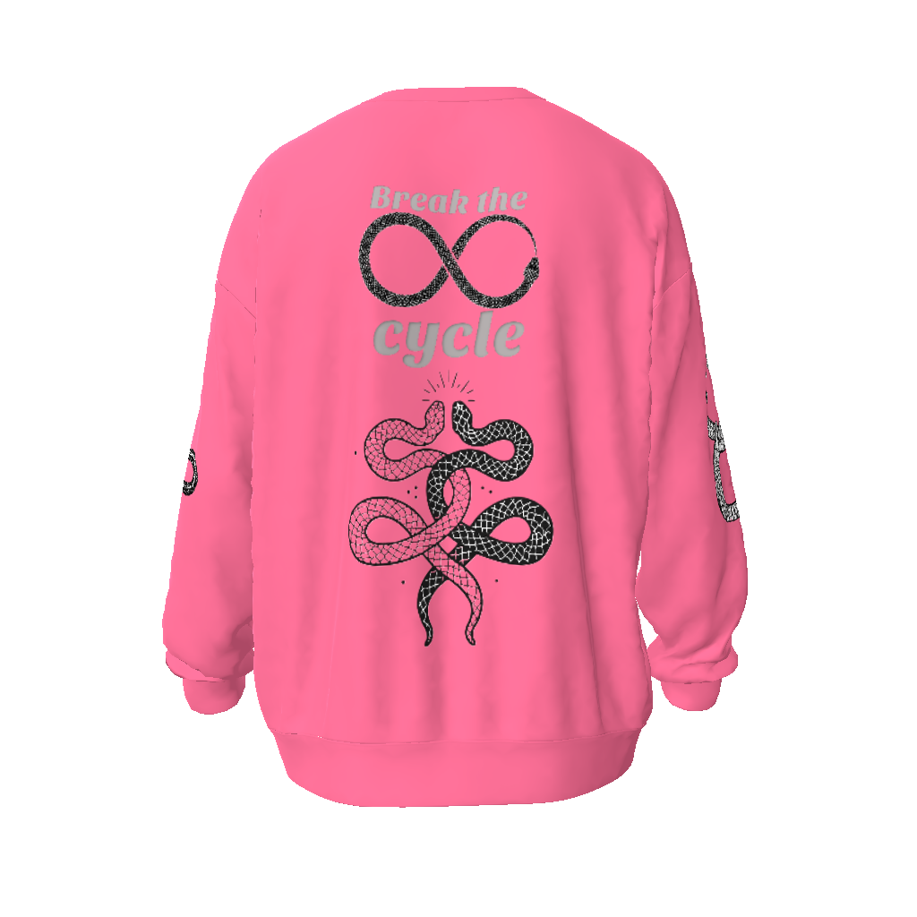 Break The Cycle Unisex Oversized Sweatshirt