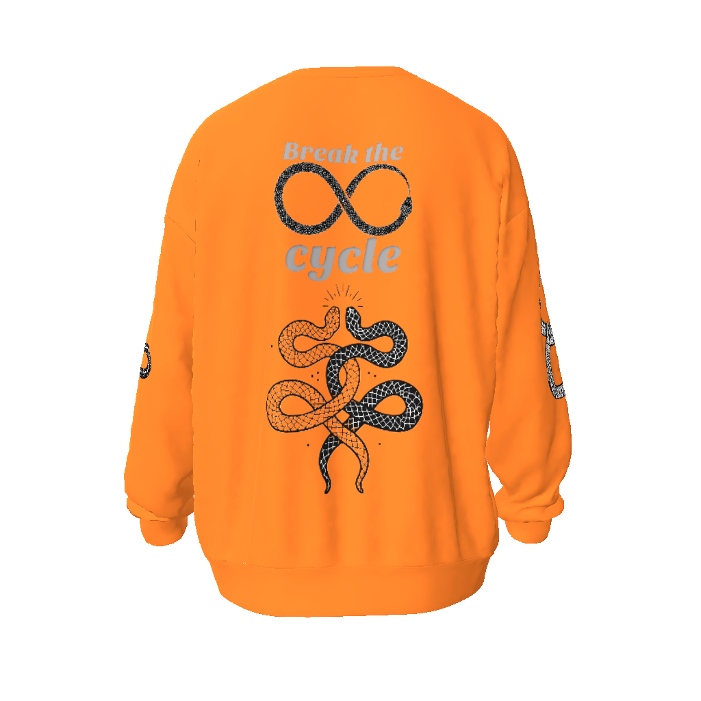 Break The Cycle Unisex Oversized Sweatshirt