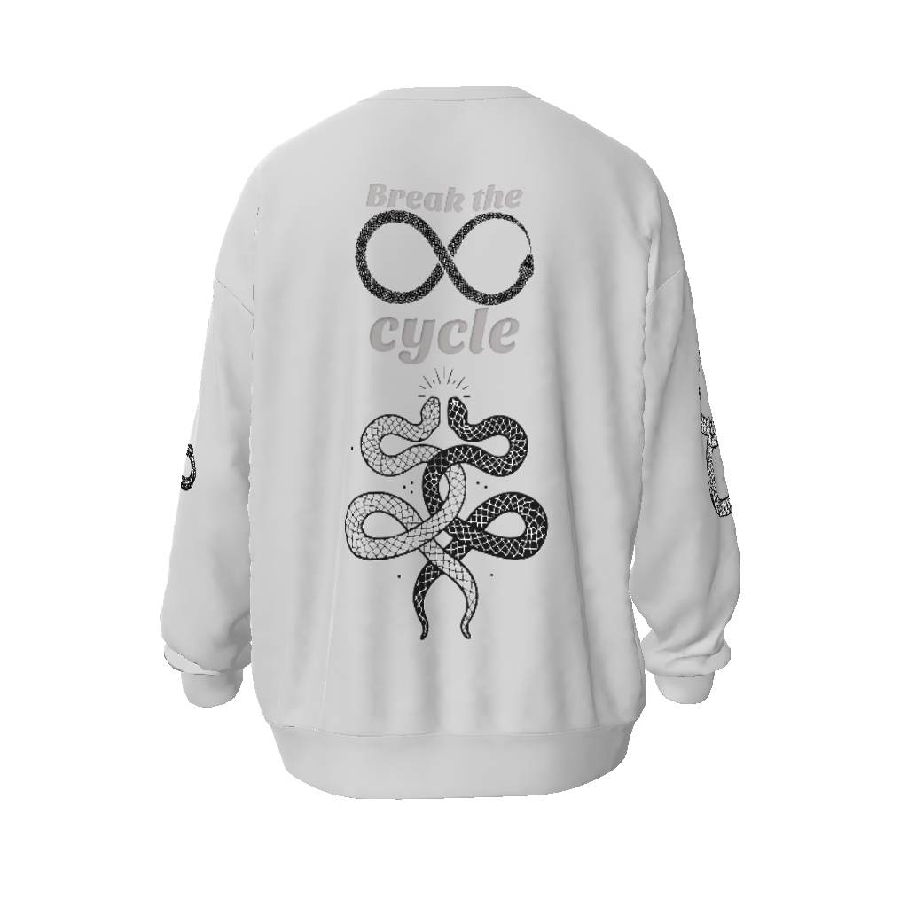 Break The Cycle Unisex Oversized Sweatshirt