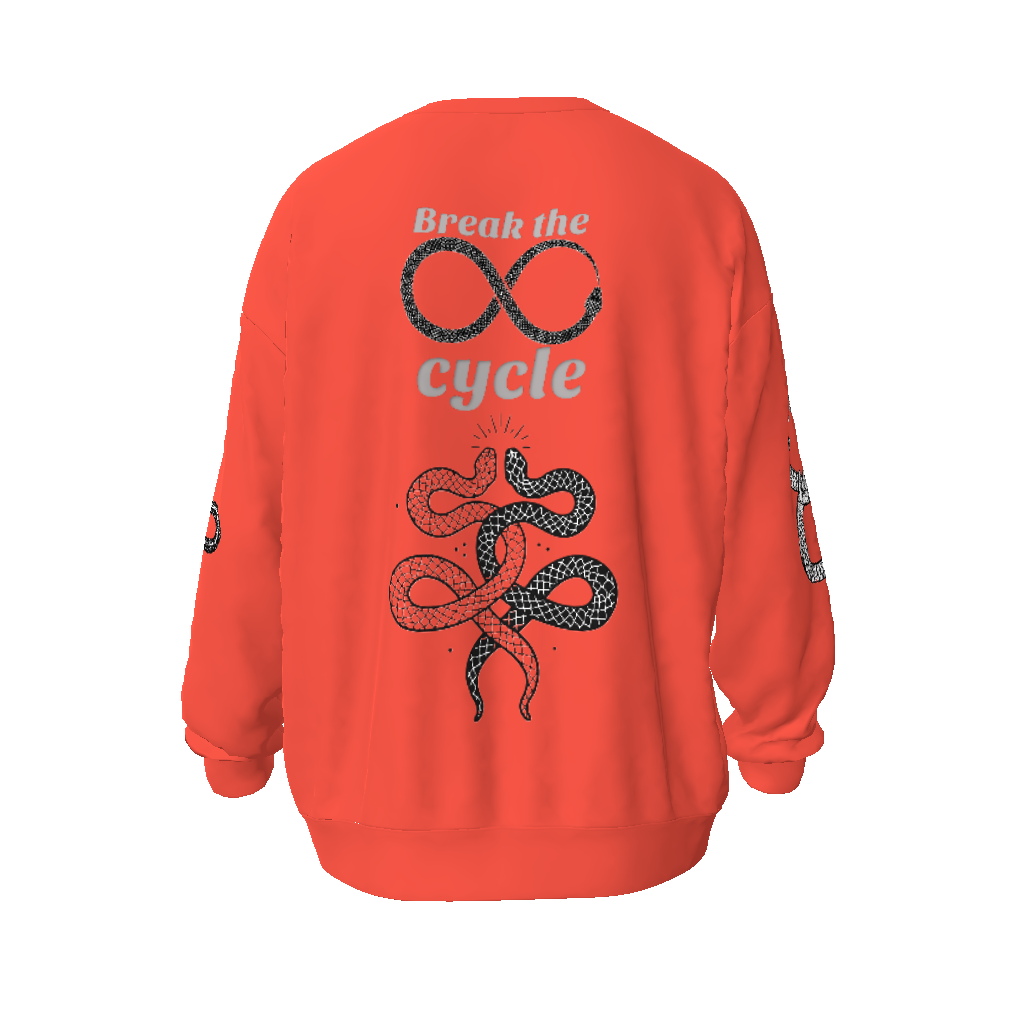 Break The Cycle Unisex Oversized Sweatshirt