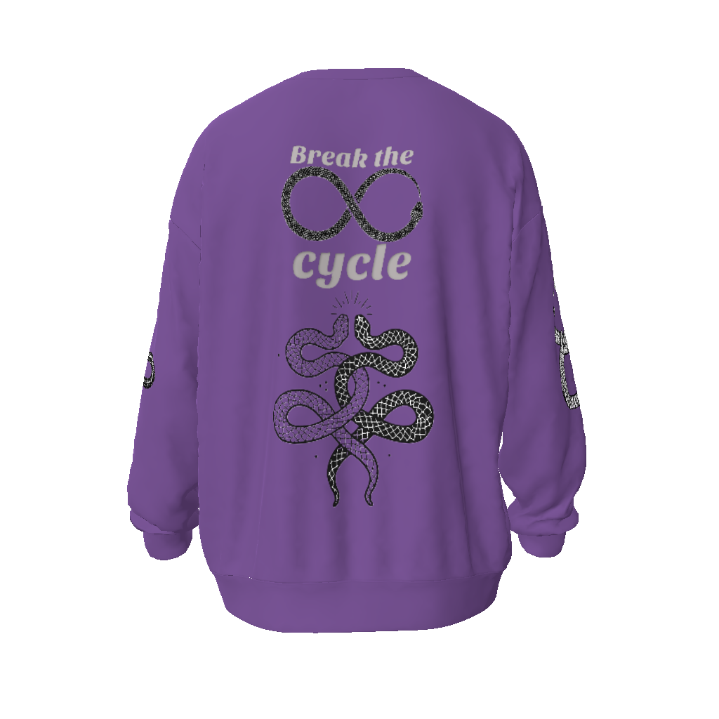 Break The Cycle Unisex Oversized Sweatshirt
