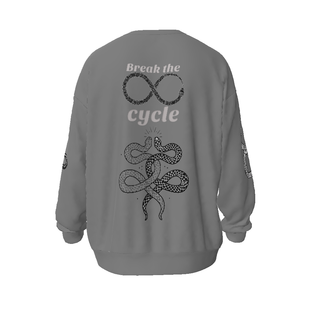 Break The Cycle Unisex Oversized Sweatshirt