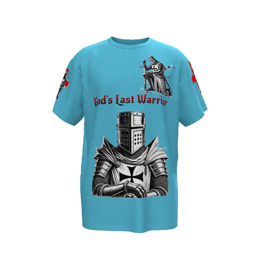 God's Last Warrior Unisex Oversized T-Shirt