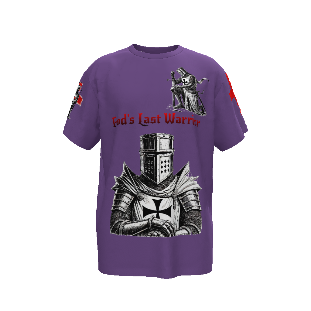 God's Last Warrior Unisex Oversized T-Shirt