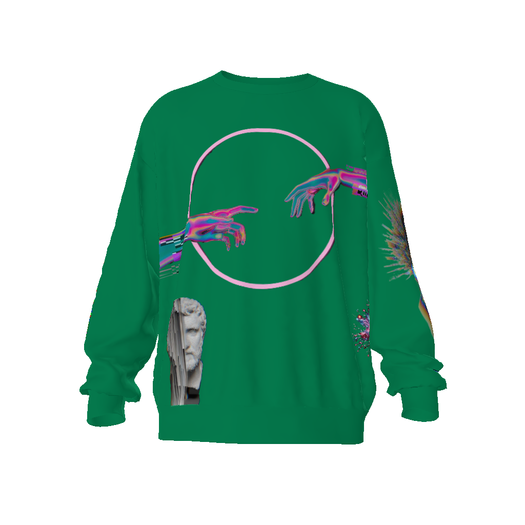 Glitch in the Matrix Unisex Oversized Sweatshirt