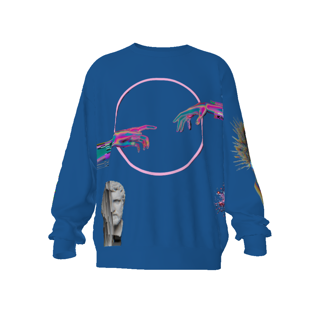 Glitch in the Matrix Unisex Oversized Sweatshirt