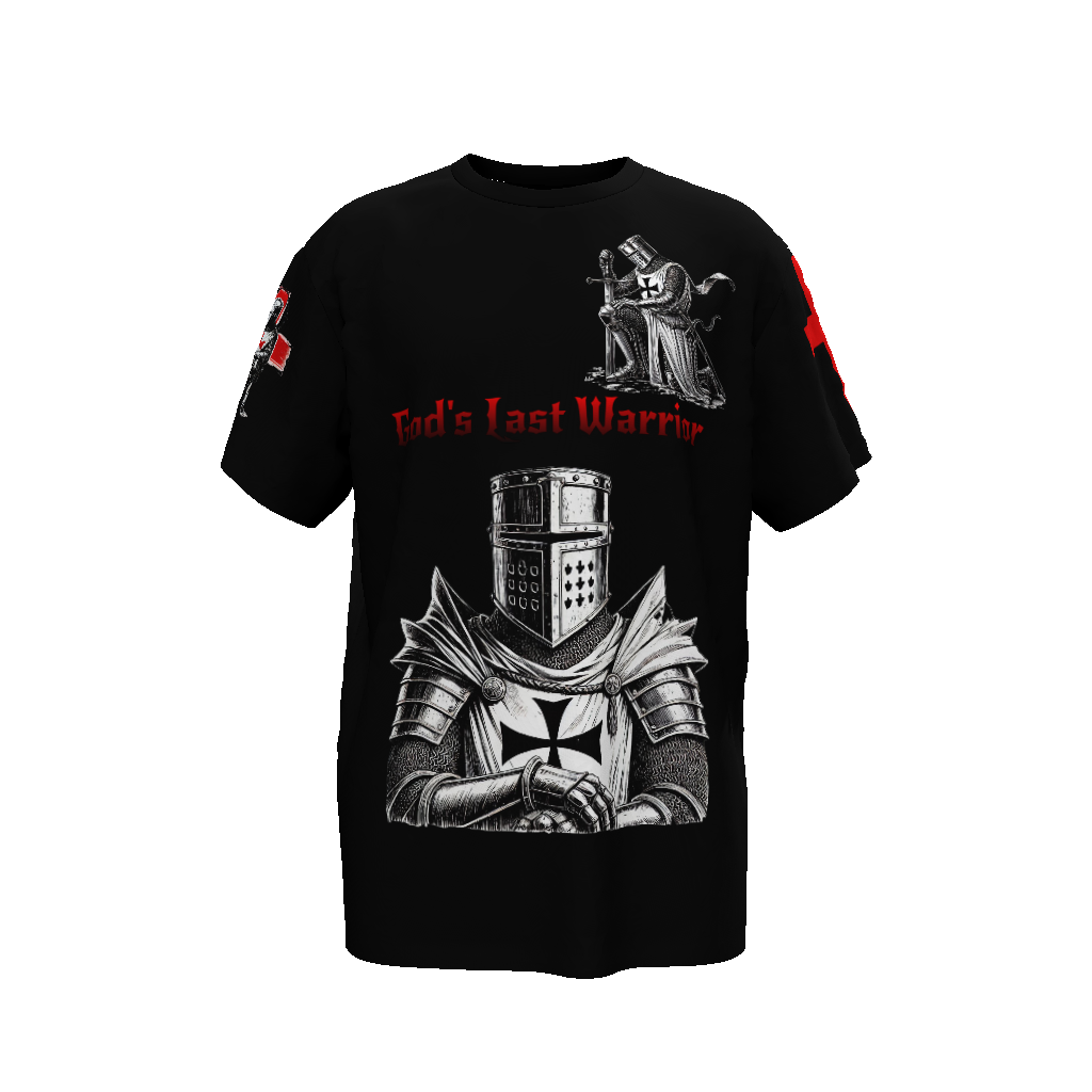 God's Last Warrior Unisex Oversized T-Shirt