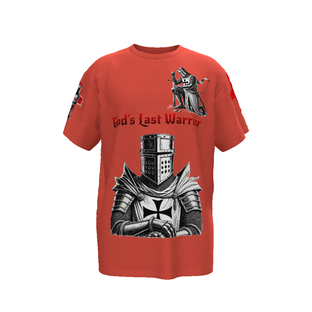 God's Last Warrior Unisex Oversized T-Shirt