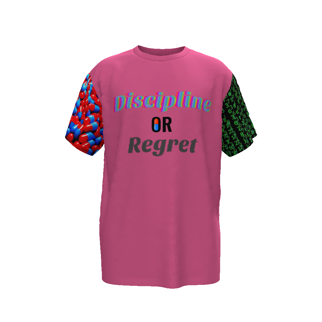 Discipline or Regret Unisex Oversized T-Shirt