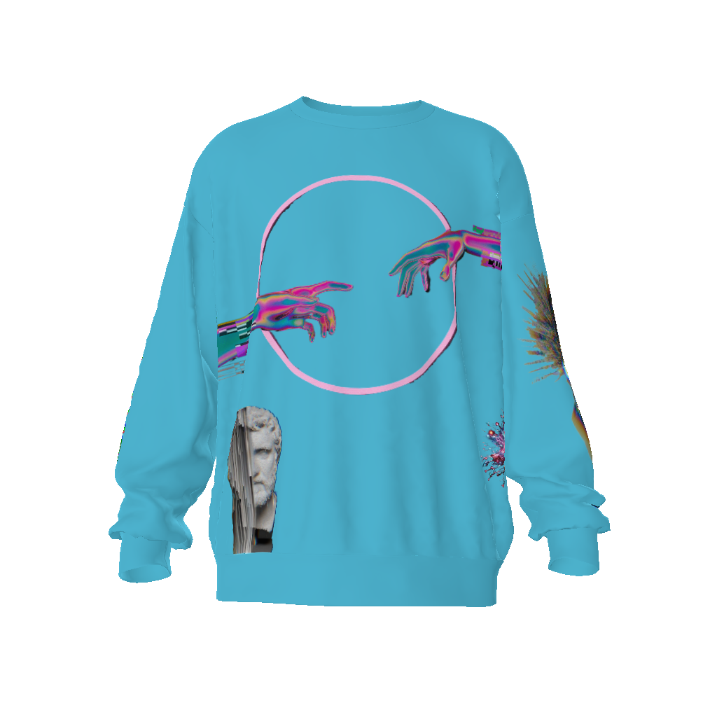 Glitch in the Matrix Unisex Oversized Sweatshirt