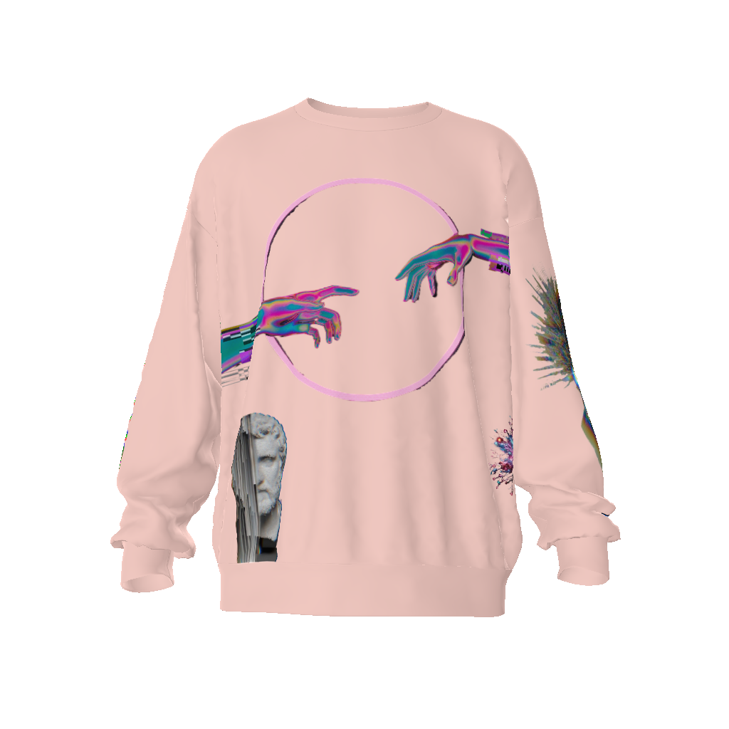 Glitch in the Matrix Unisex Oversized Sweatshirt