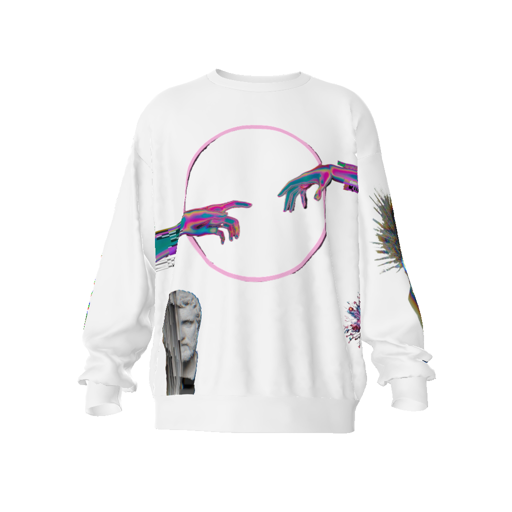 Glitch in the Matrix Unisex Oversized Sweatshirt