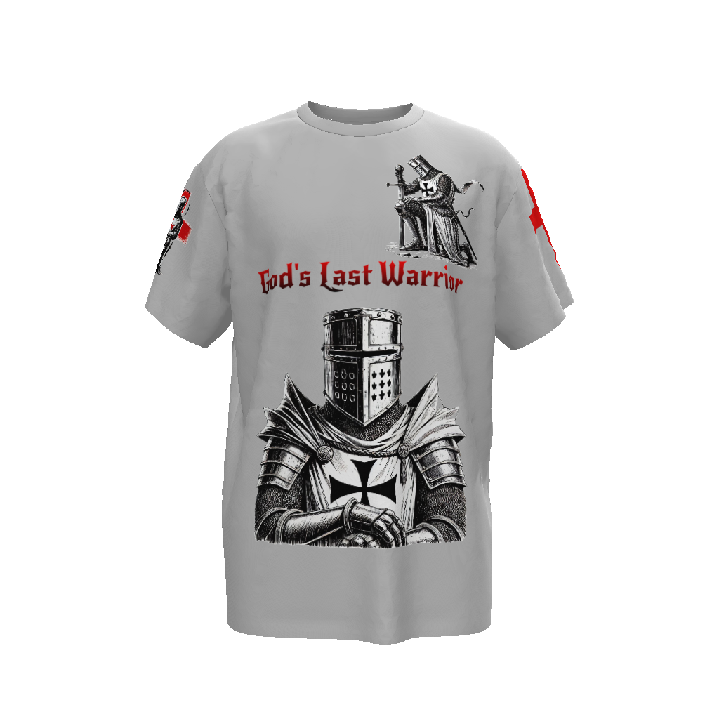 God's Last Warrior Unisex Oversized T-Shirt