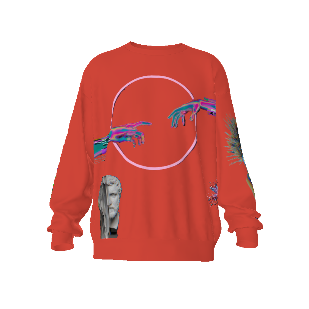 Glitch in the Matrix Unisex Oversized Sweatshirt