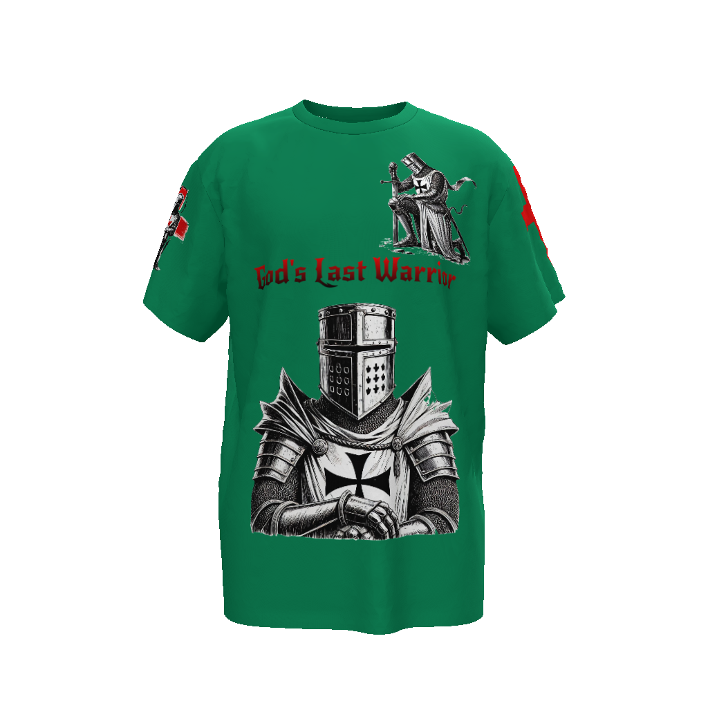 God's Last Warrior Unisex Oversized T-Shirt