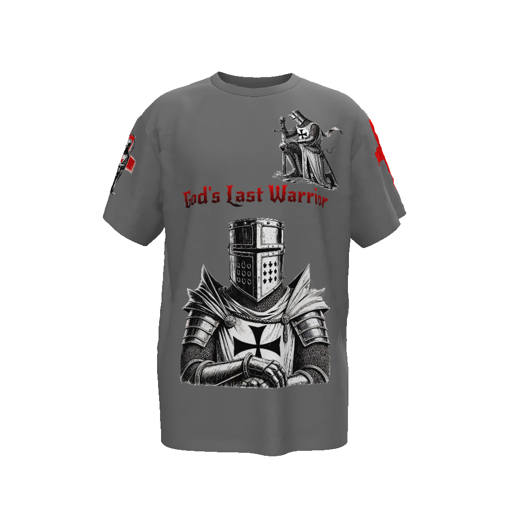 God's Last Warrior Unisex Oversized T-Shirt