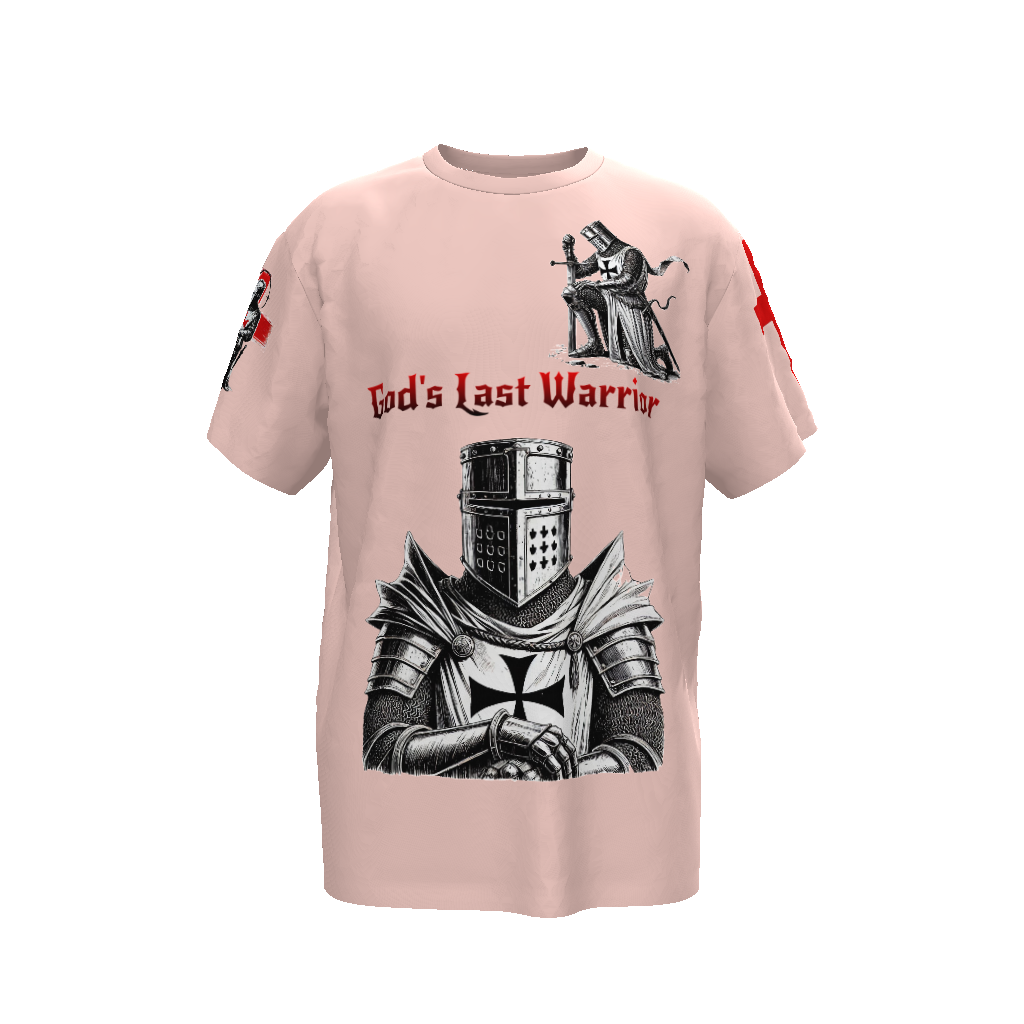 God's Last Warrior Unisex Oversized T-Shirt