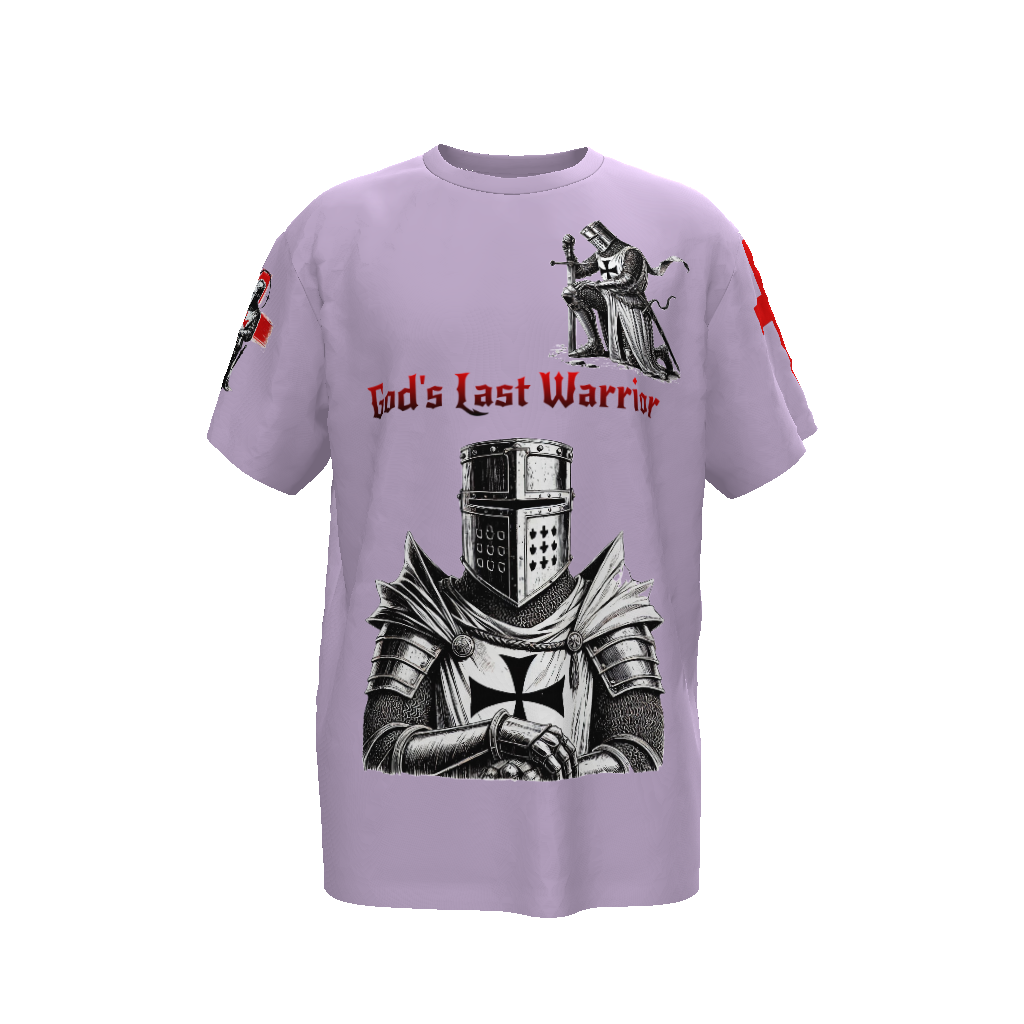 God's Last Warrior Unisex Oversized T-Shirt