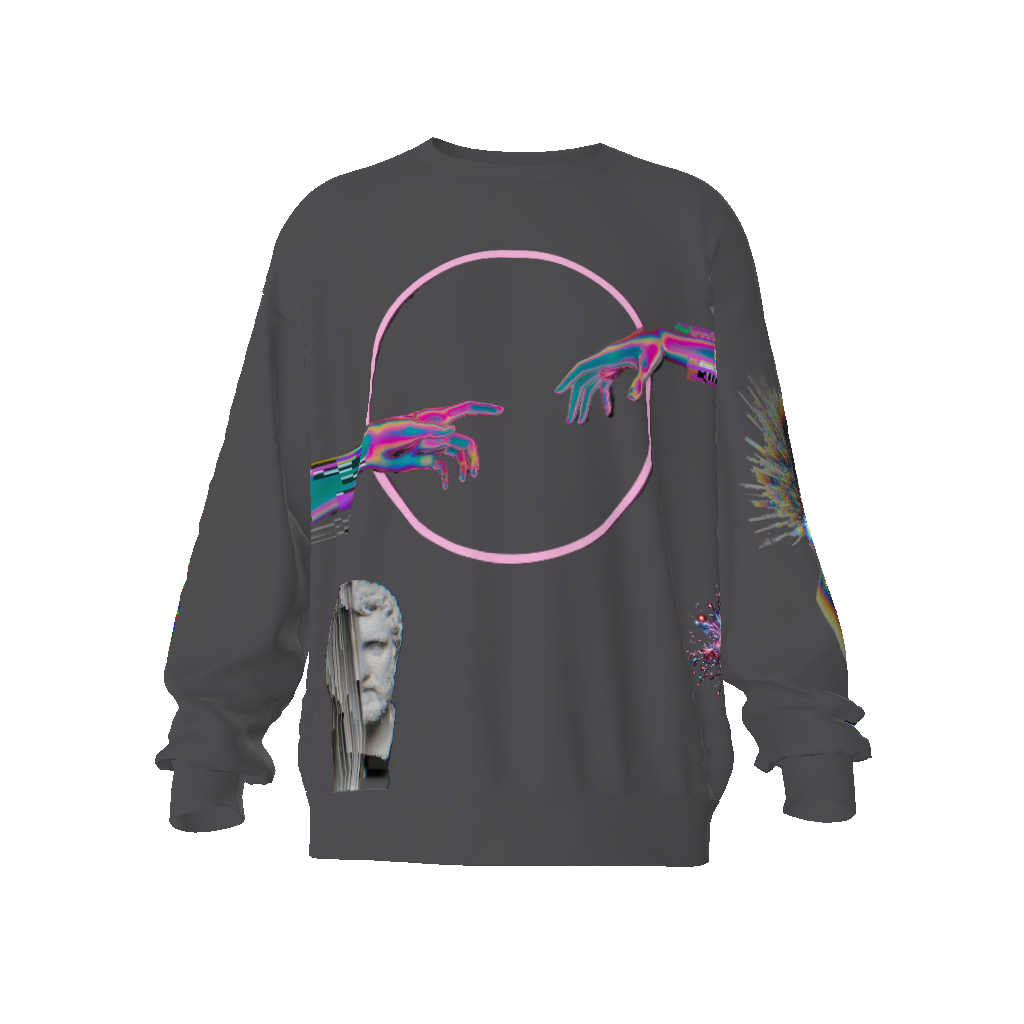 Glitch in the Matrix Unisex Oversized Sweatshirt