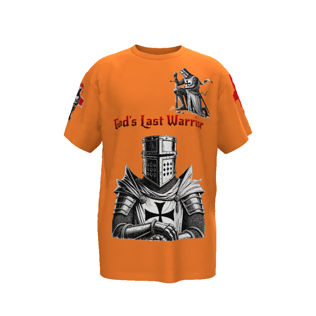 God's Last Warrior Unisex Oversized T-Shirt