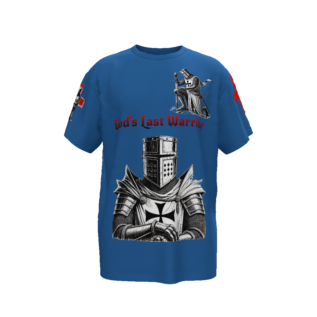 God's Last Warrior Unisex Oversized T-Shirt