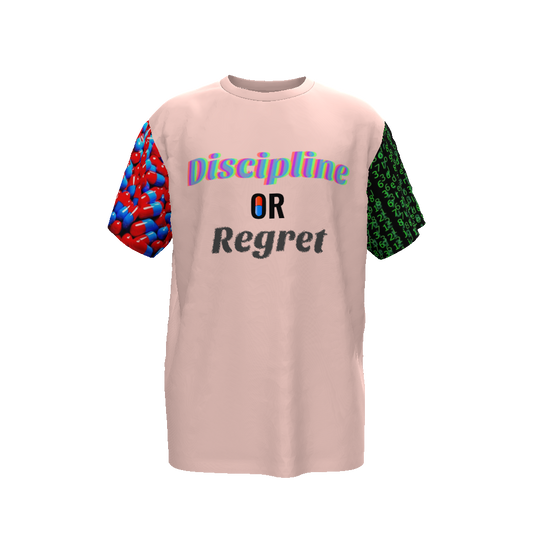 Discipline or Regret Unisex Oversized T-Shirt