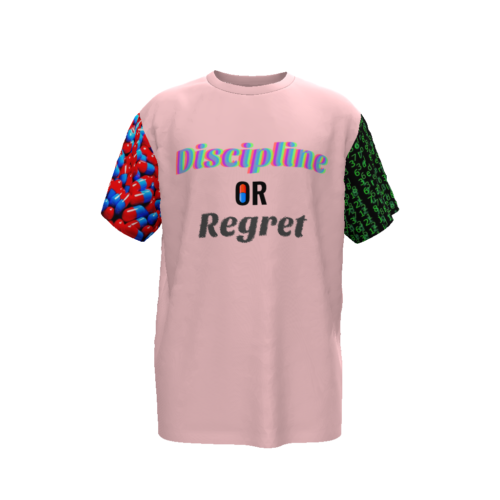 Discipline or Regret Unisex Oversized T-Shirt