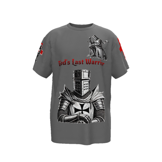 God's Last Warrior Unisex Oversized T-Shirt