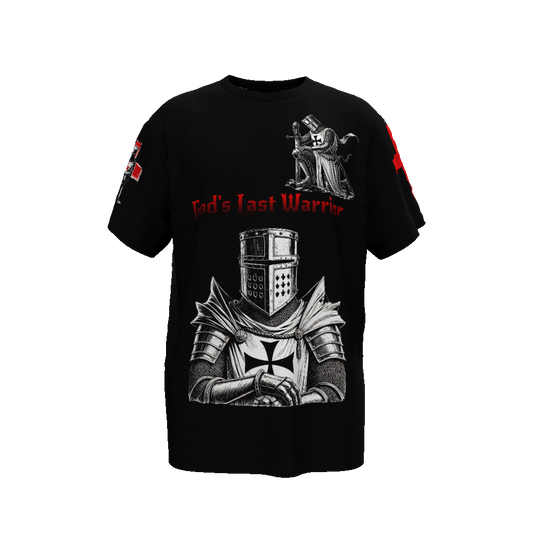 God's Last Warrior Unisex Oversized T-Shirt