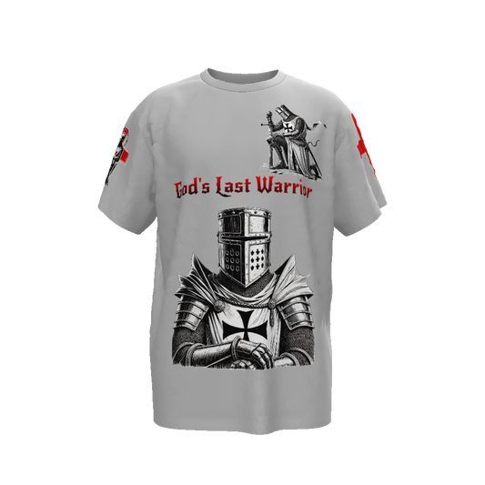 God's Last Warrior Unisex Oversized T-Shirt