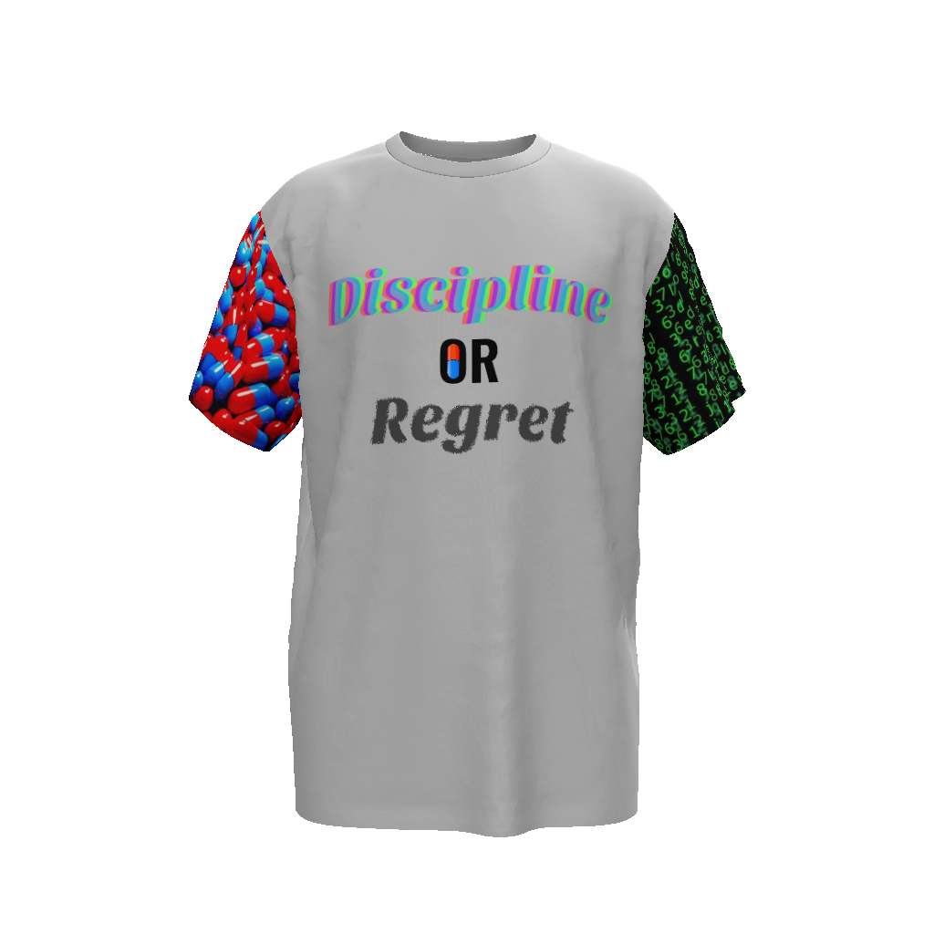 Discipline or Regret Unisex Oversized T-Shirt