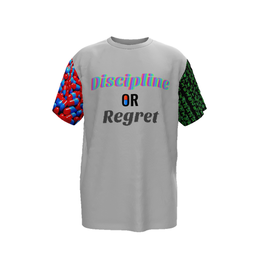 Discipline or Regret Unisex Oversized T-Shirt