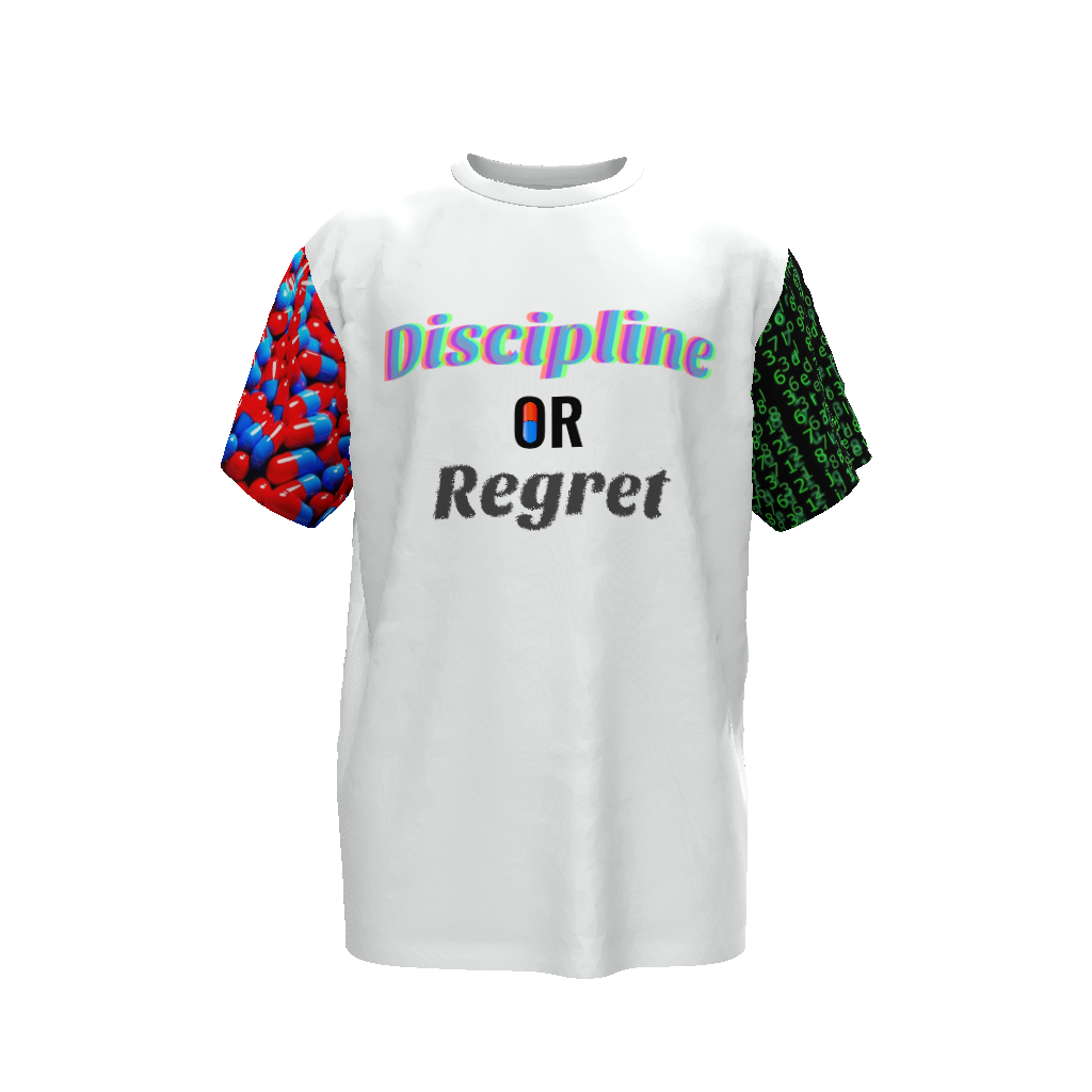 Discipline or Regret Unisex Oversized T-Shirt