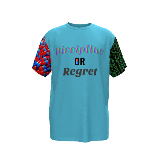 Discipline or Regret Unisex Oversized T-Shirt