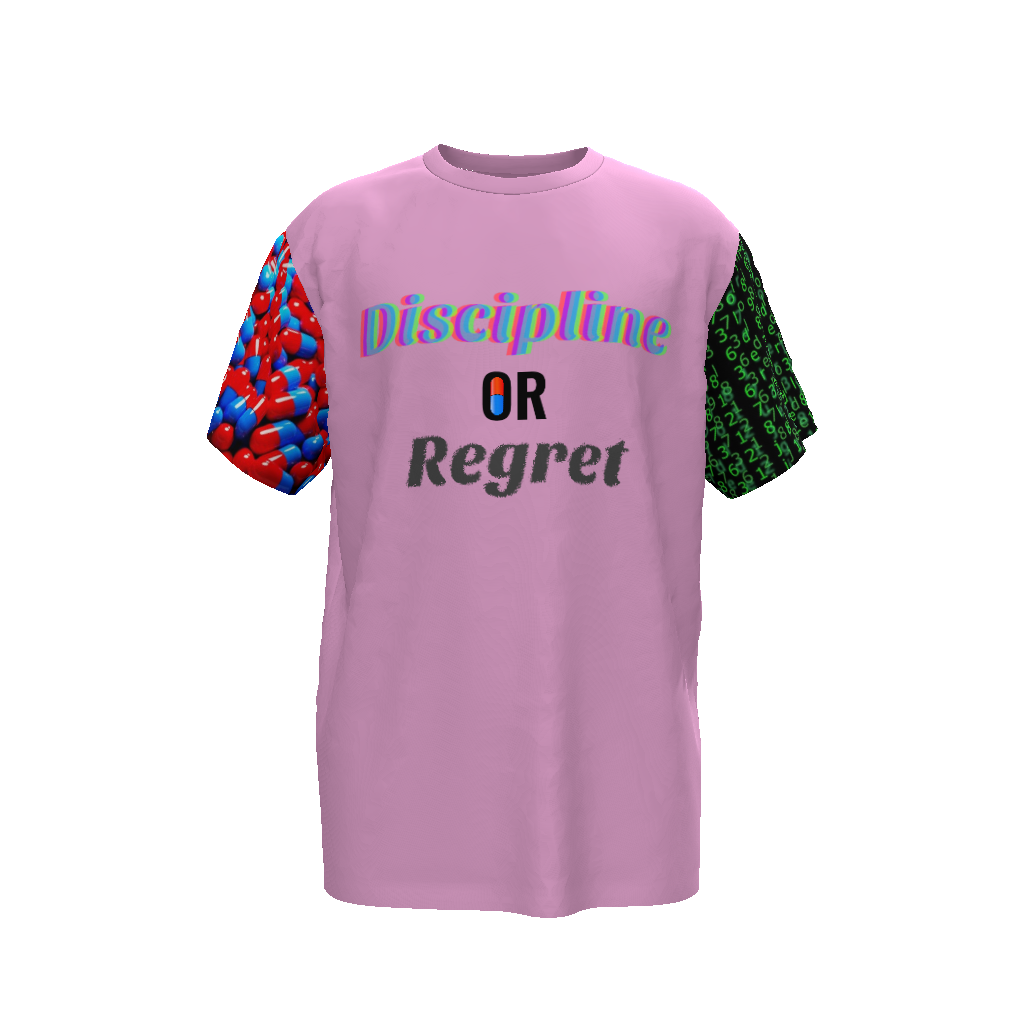 Discipline or Regret Unisex Oversized T-Shirt