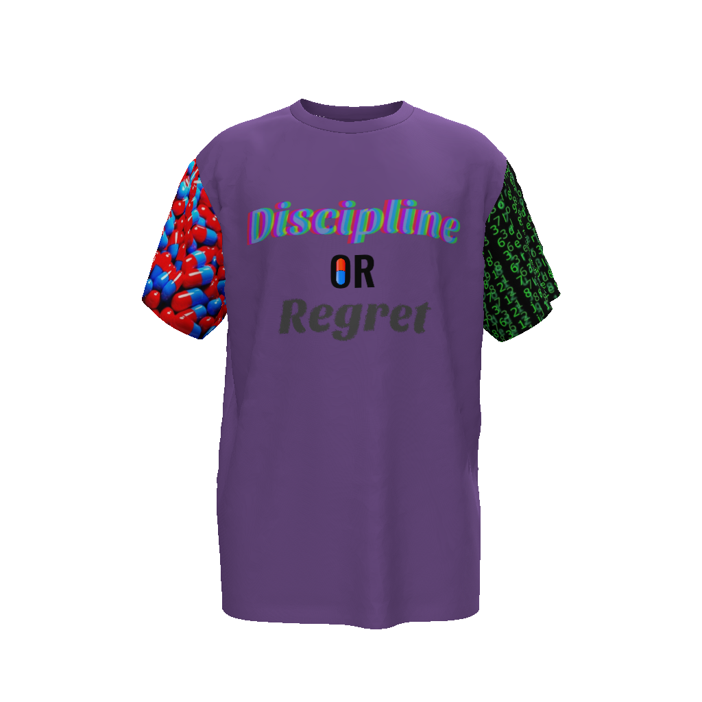 Discipline or Regret Unisex Oversized T-Shirt