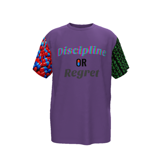 Discipline or Regret Unisex Oversized T-Shirt